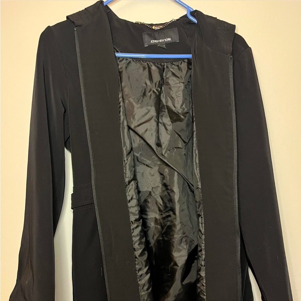 Black Formal Raincoat